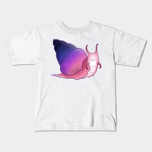 Genderfluid Pride Snail Kids T-Shirt